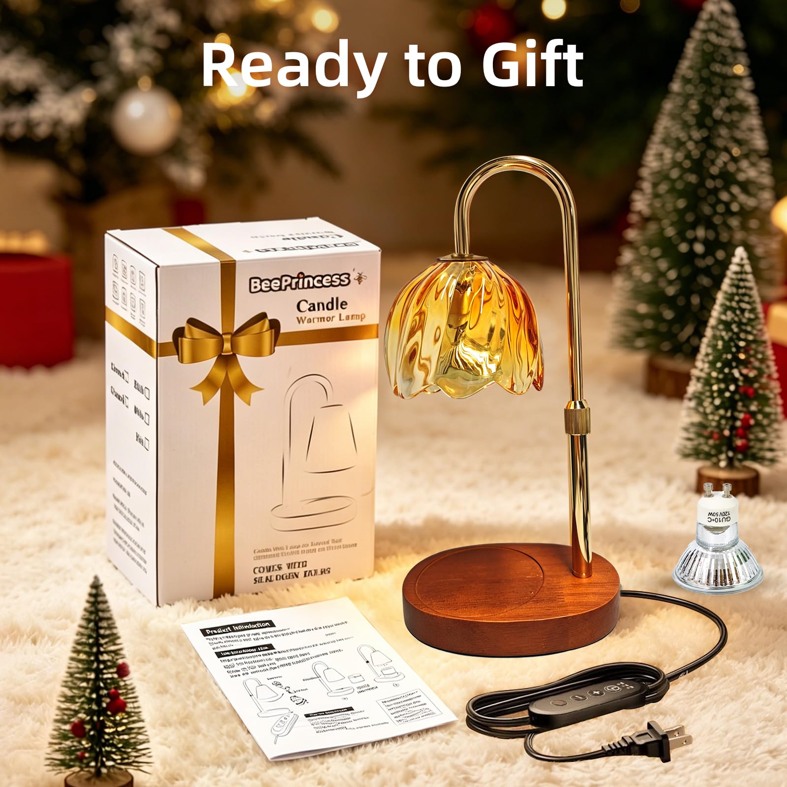 Gift-ready VERDILUME candle warmer lamp packaging image