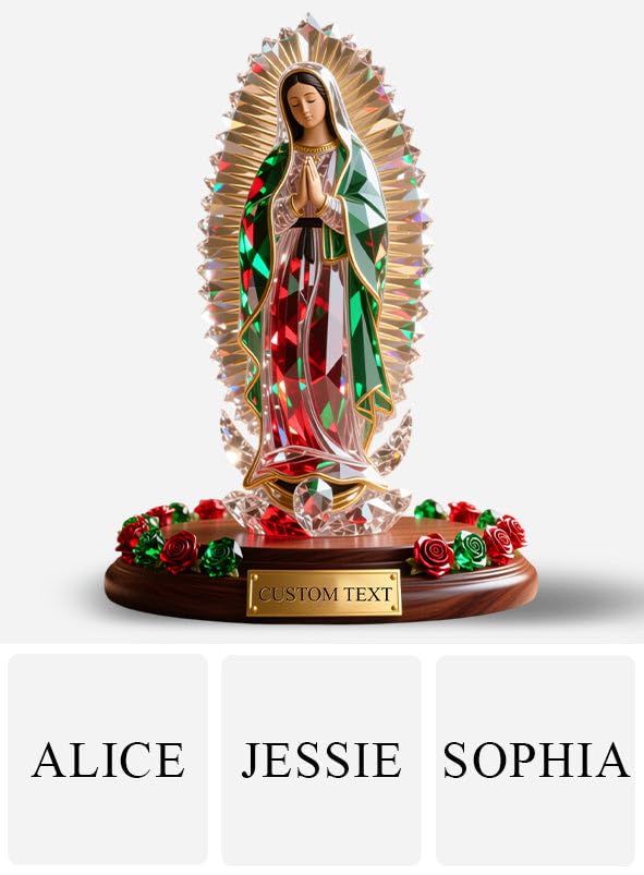 Versatile display acrylic plaque for decor