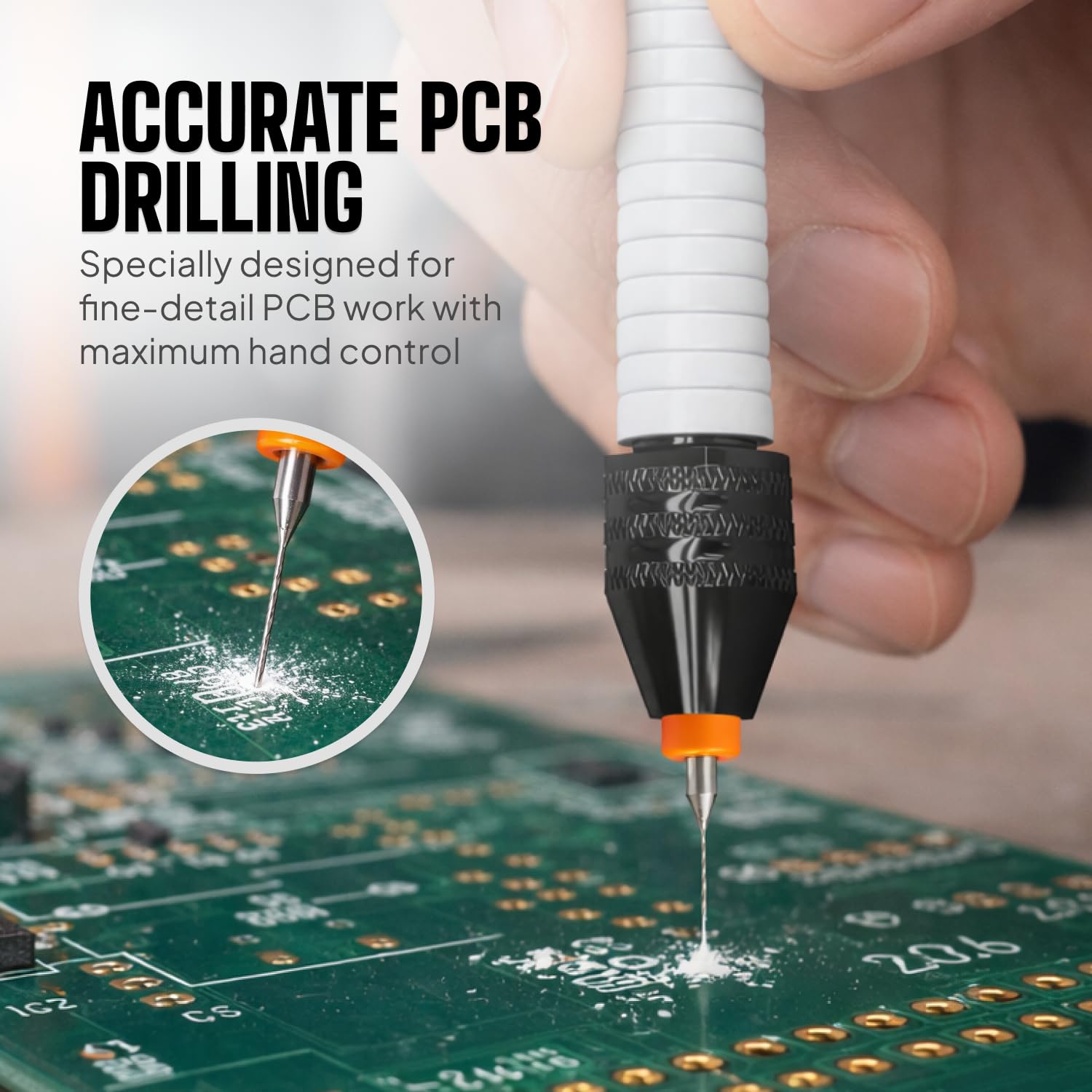 Compact portable hand drill designed for crafts