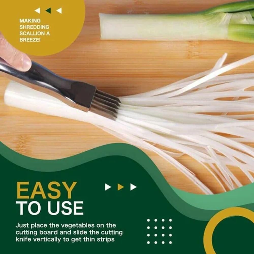 Versatile onion cutter for vegetables and garnishes