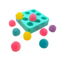 Versatile silicone mold suitable for chocolate fondant resin and clay