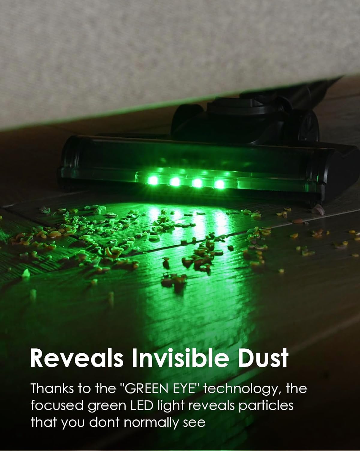 VersLife vacuum cleans stairs and corners with flexible reach