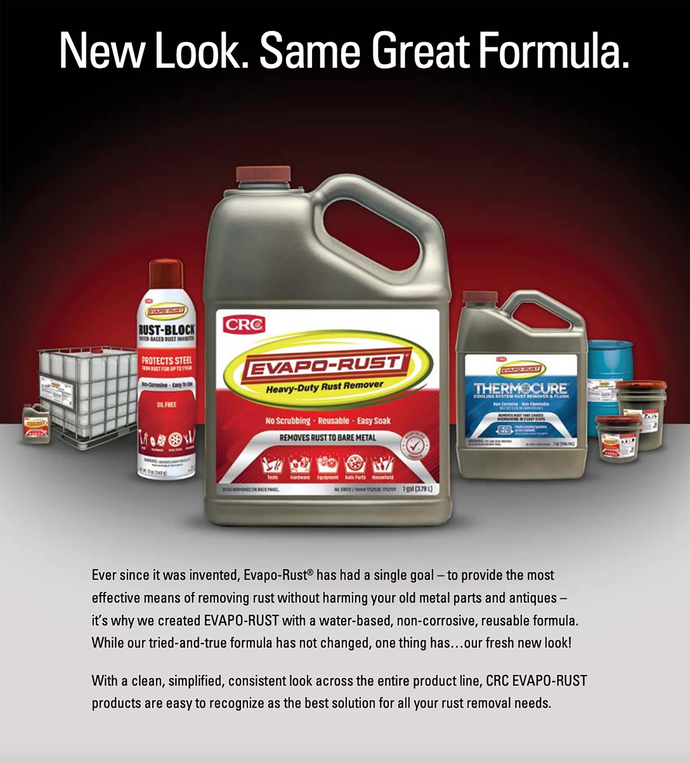 Rust removal gel suitable for steel and iron tools and cookware