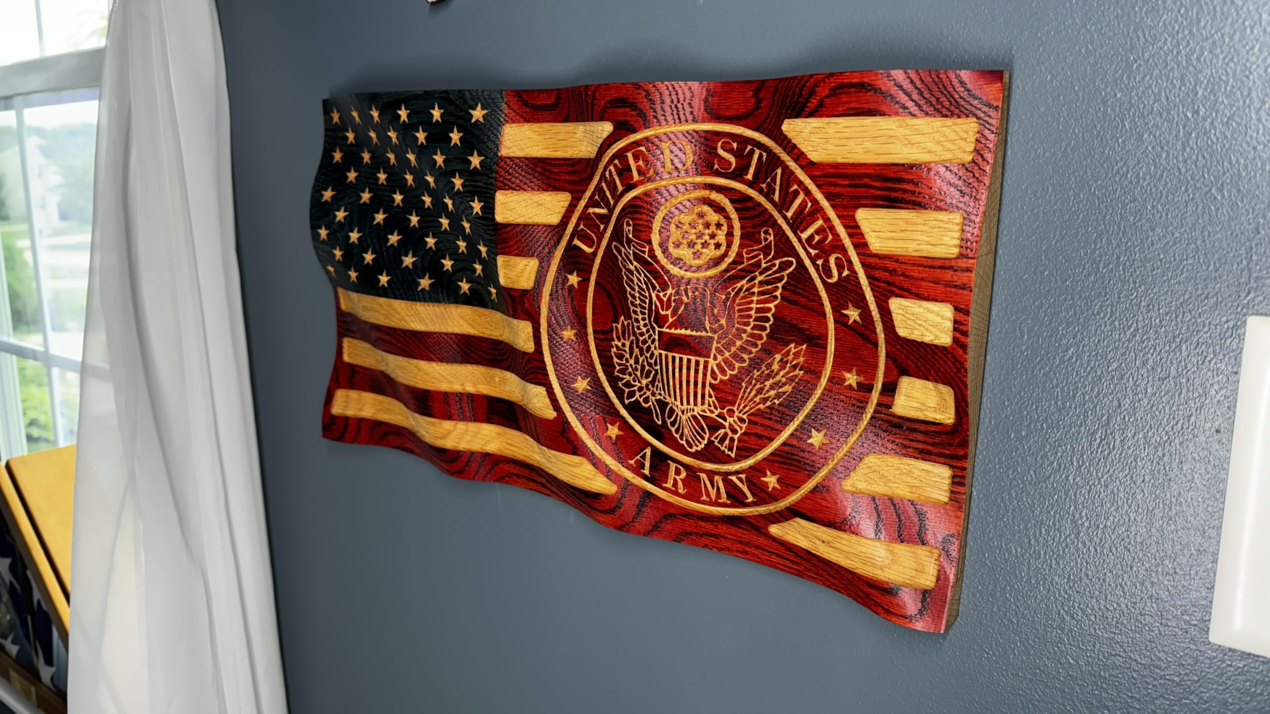 Veteran owned Medina Ohio handcrafted flag