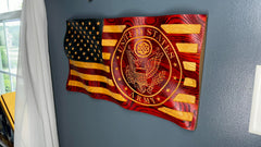 Veteran owned Medina Ohio handcrafted flag
