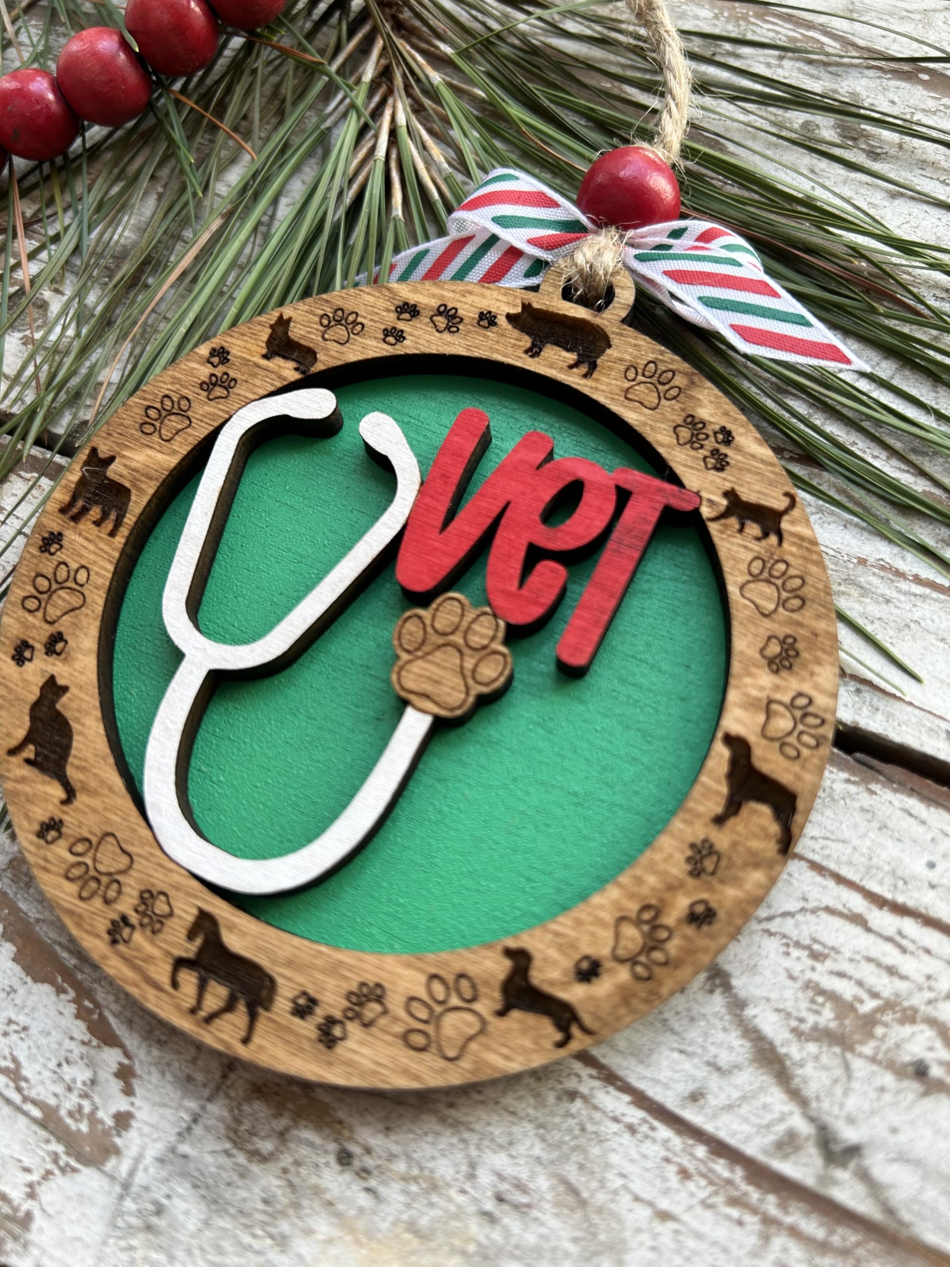 USA-made by a husband and wife team ornament