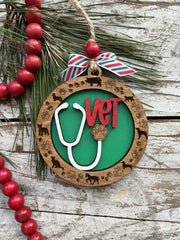 Includes beads ribbon and twine for hanging on tree