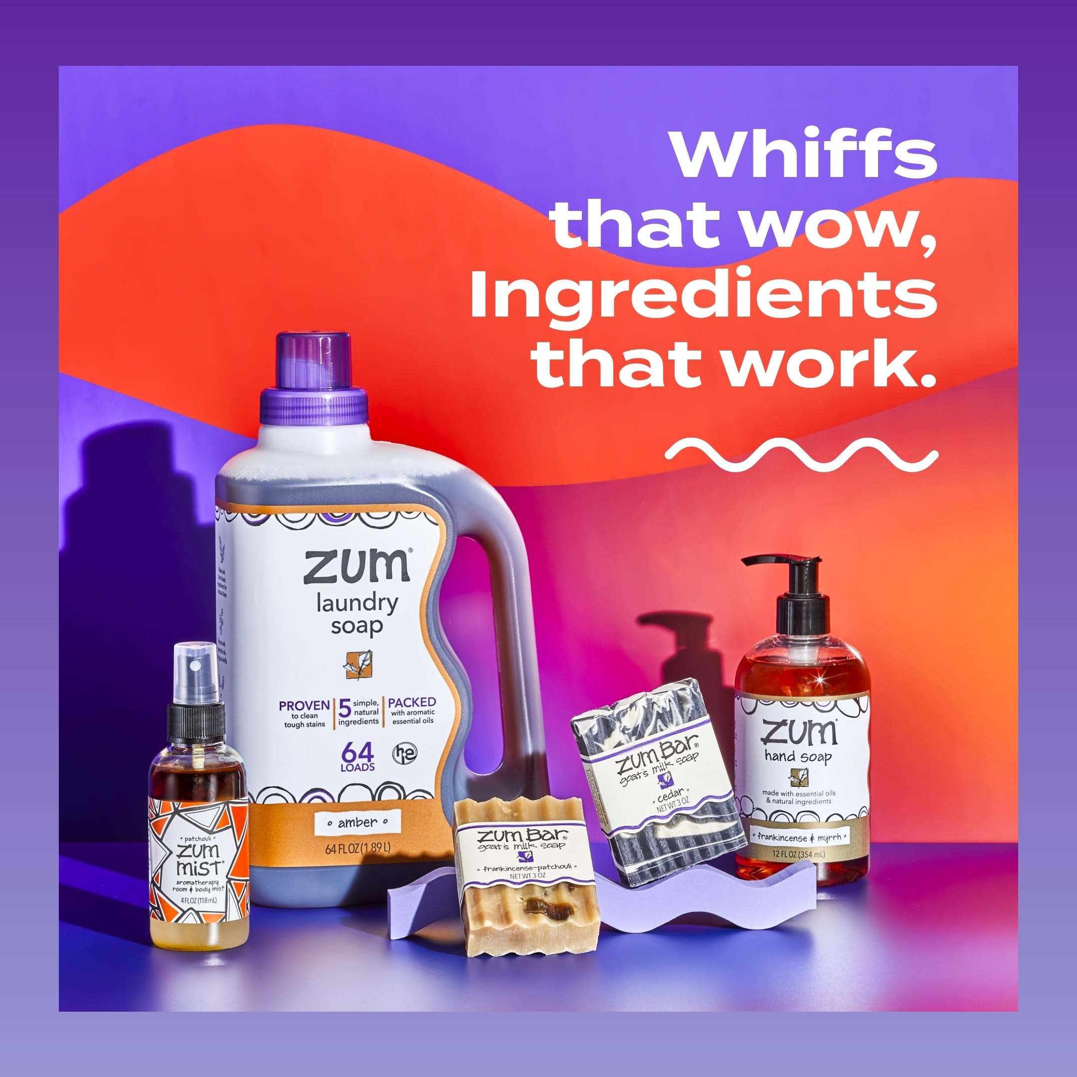 Zum Laundry Soap label highlighting 2 Pack