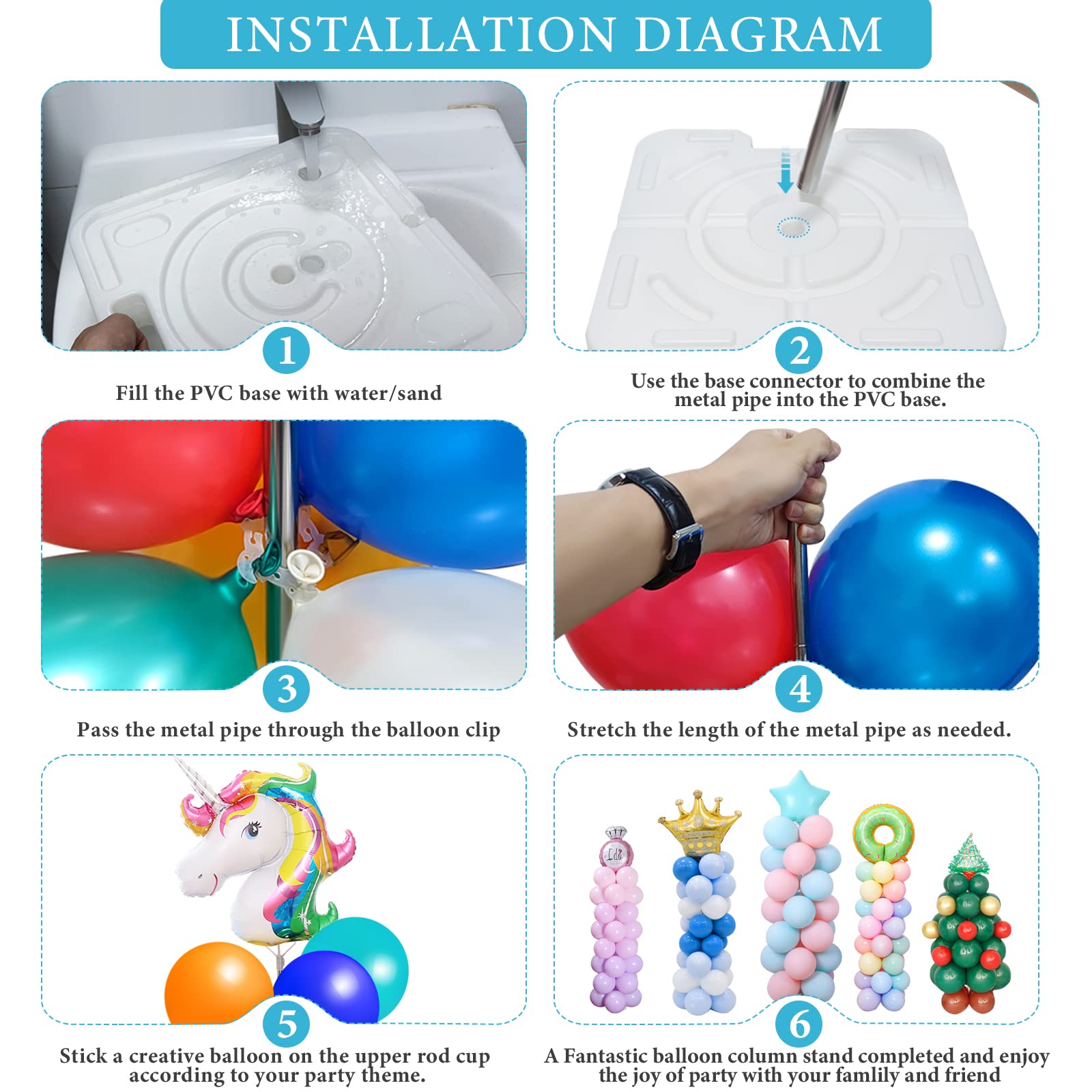 Dot glue for pillar assembly in VETOGETHER kit