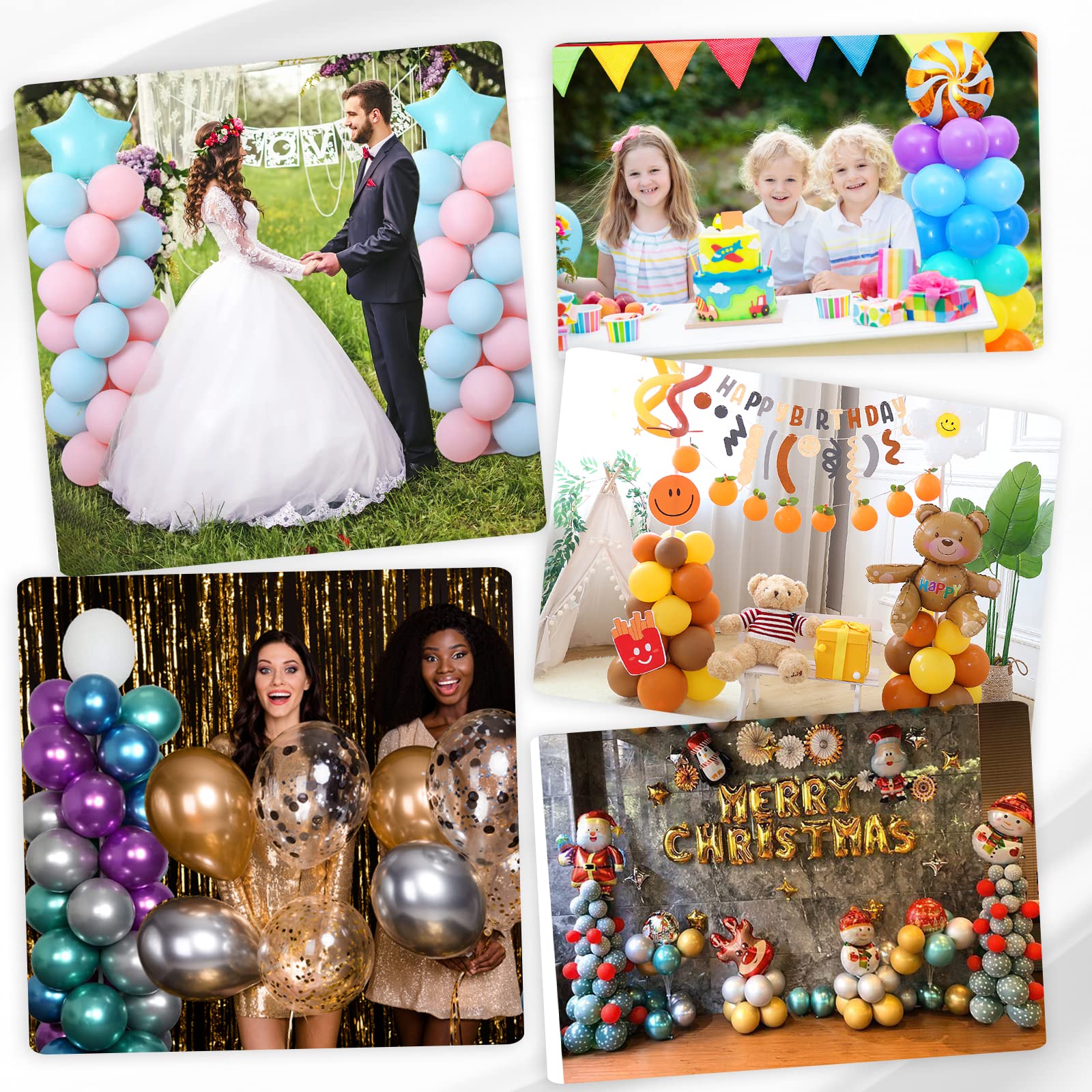 Complete contents of VETOGETHER balloon stand kit