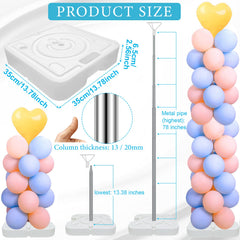 Heavy PVC base for stable floor stand
