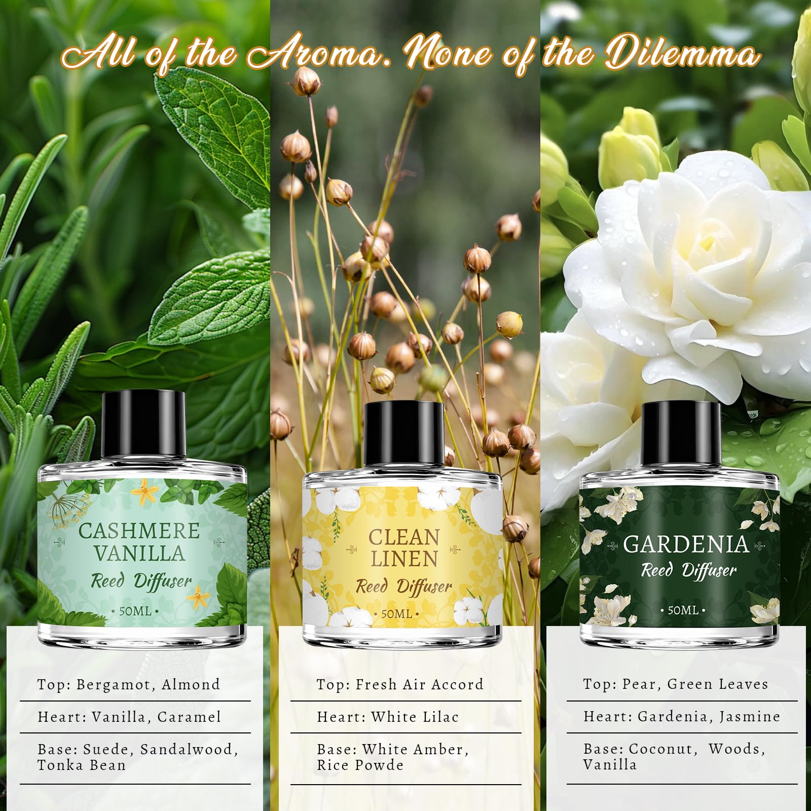 Vetuslumen 6 pack diffuser set home fragrance display