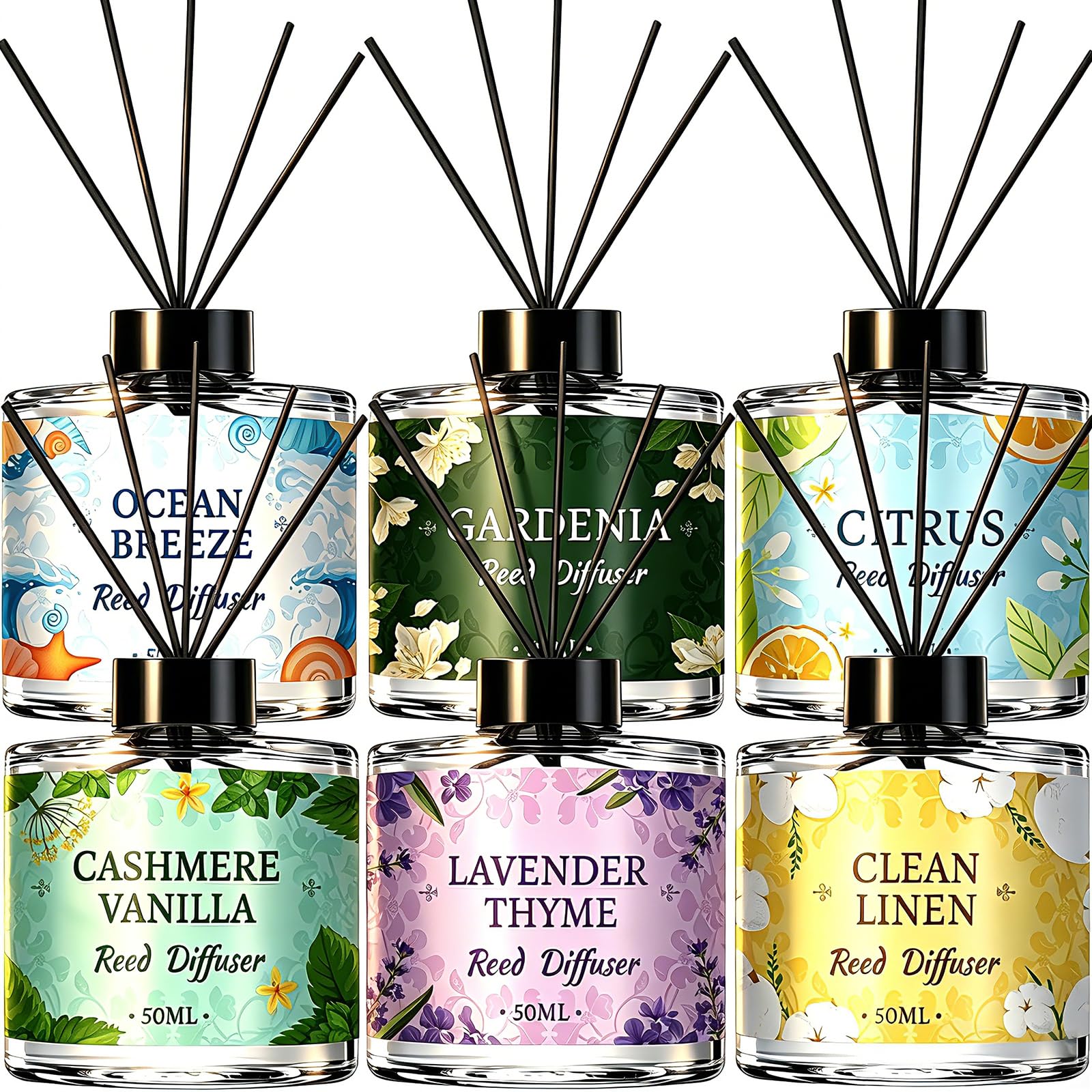 Vetuslumen 6 Pack Reed Diffuser Set ZH product image