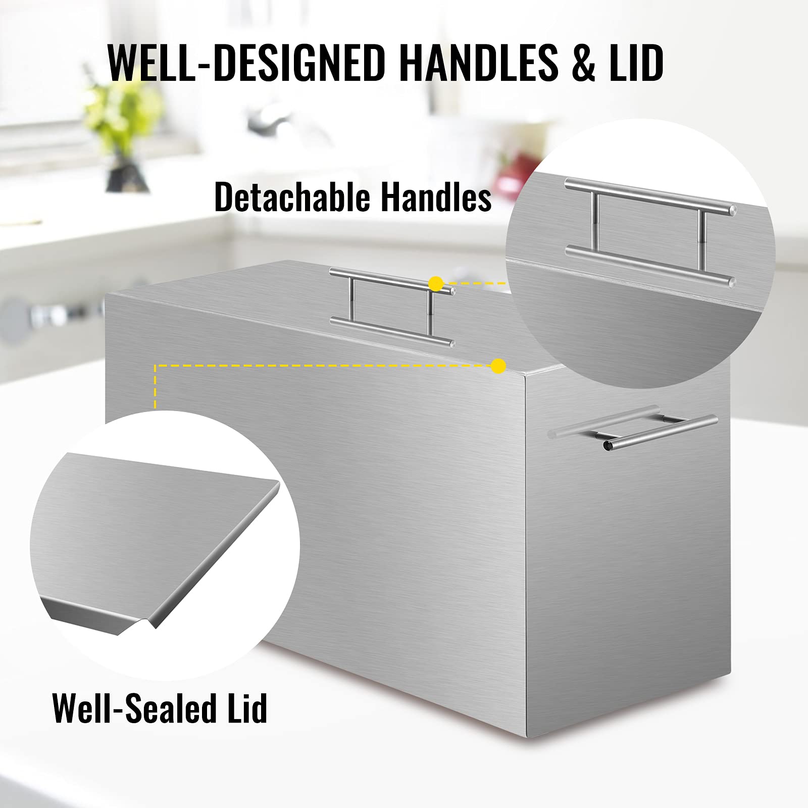VEVOR 304 stainless steel construction