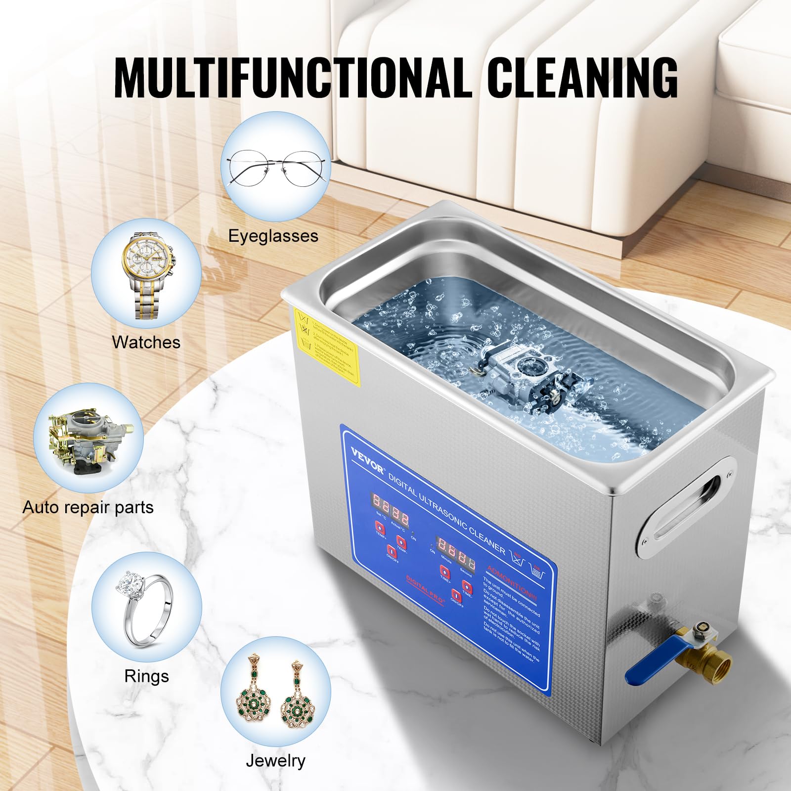 Includes basket for organizing coins rings diamonds jewelry