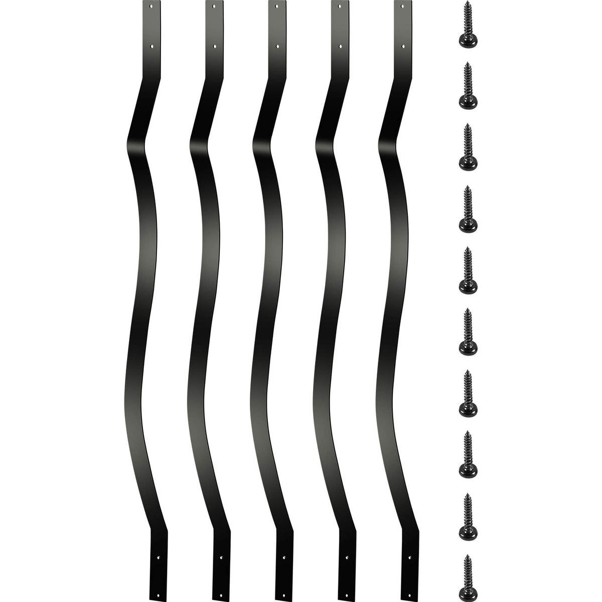 VEVOR aluminum alloy deck balusters 32.25x1 51 pack front view