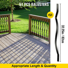 Pre-drilled ends for easy installation with screws