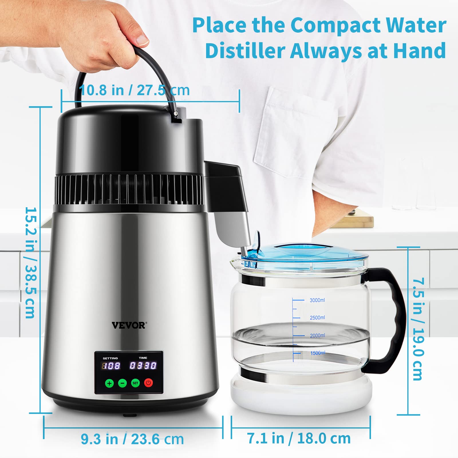 cleaning powder included with distiller