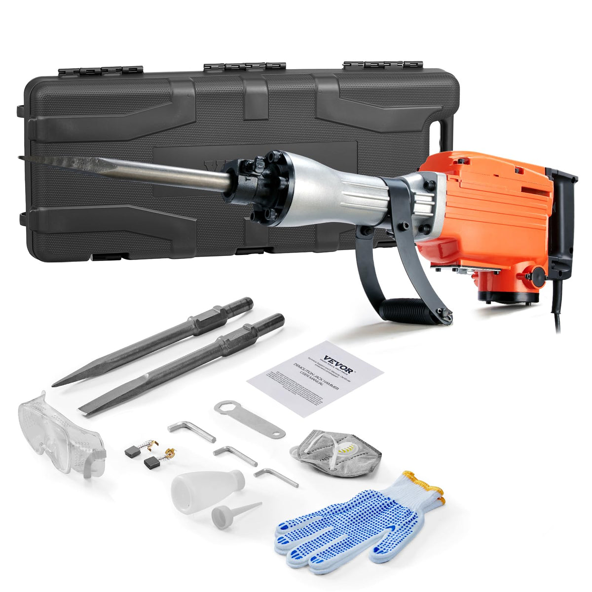 VEVOR Demolition Jack Hammer branding and model front view