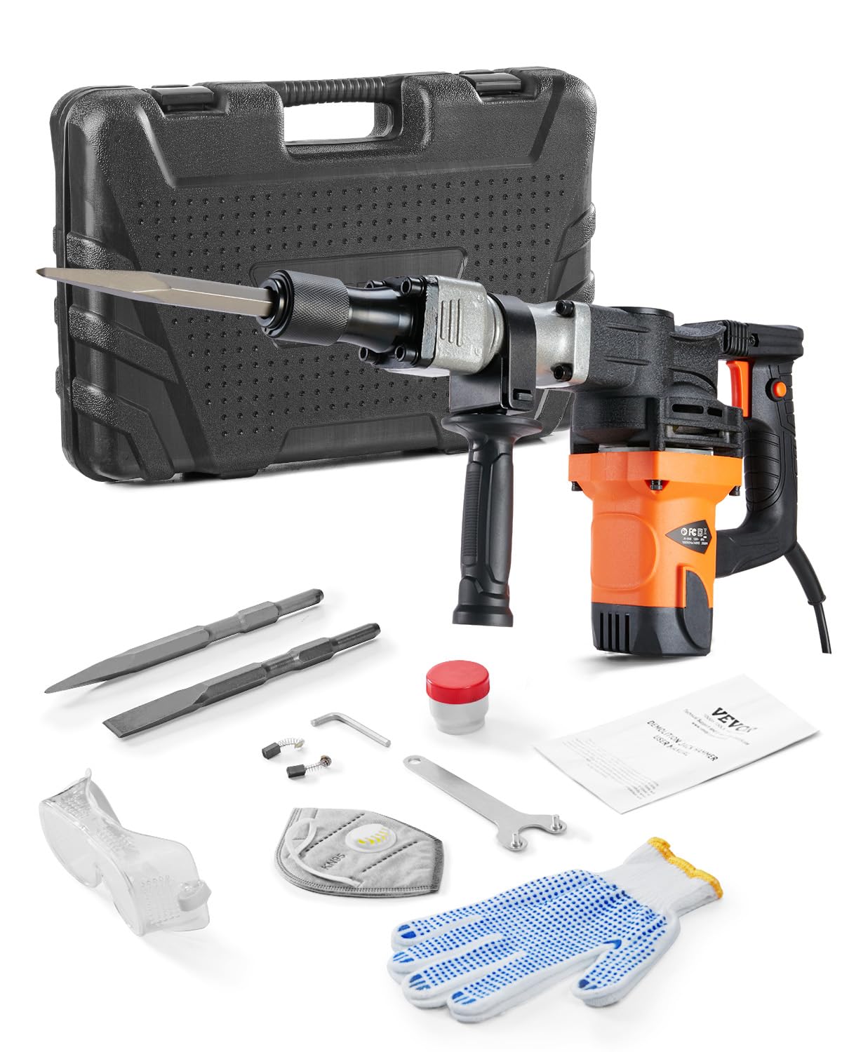 VEVOR demolition jack hammer 1400W motor