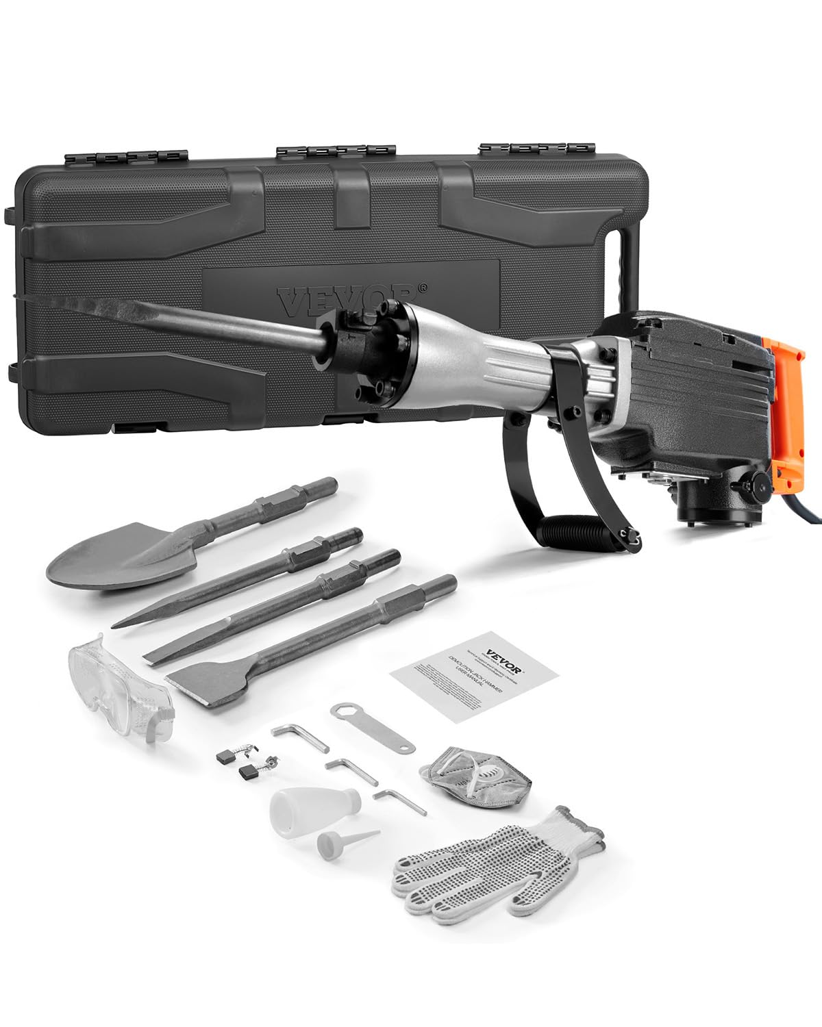 VEVOR demolition jack hammer 2200w front view
