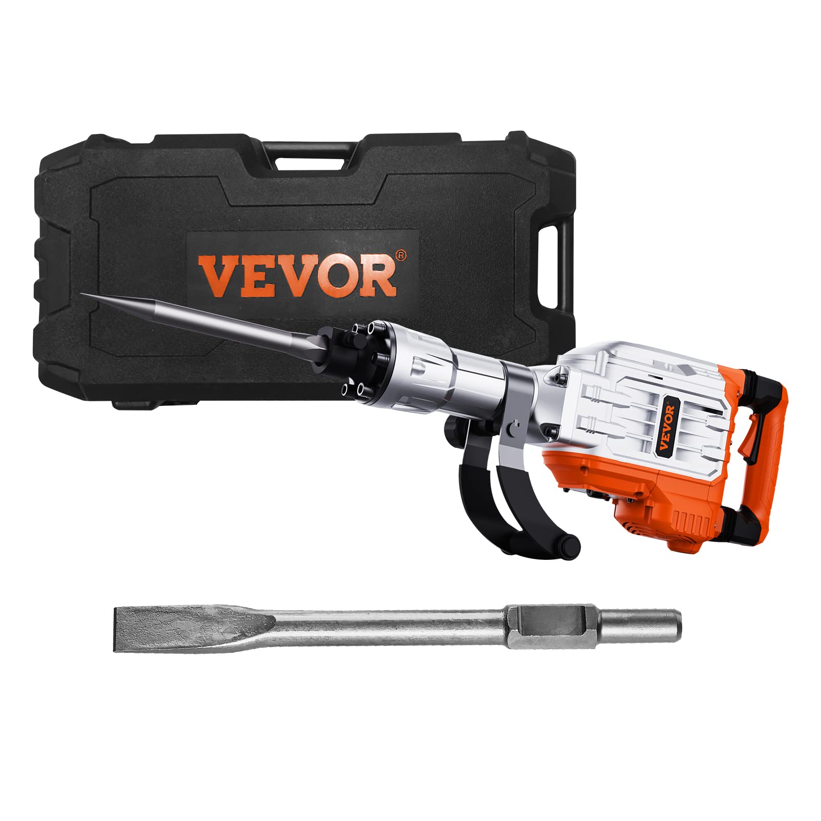 Concrete breaking and trenching with VEVOR jack hammer set