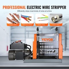 Close up of VEVOR machine with 0.06-0.98 inch wire capacity