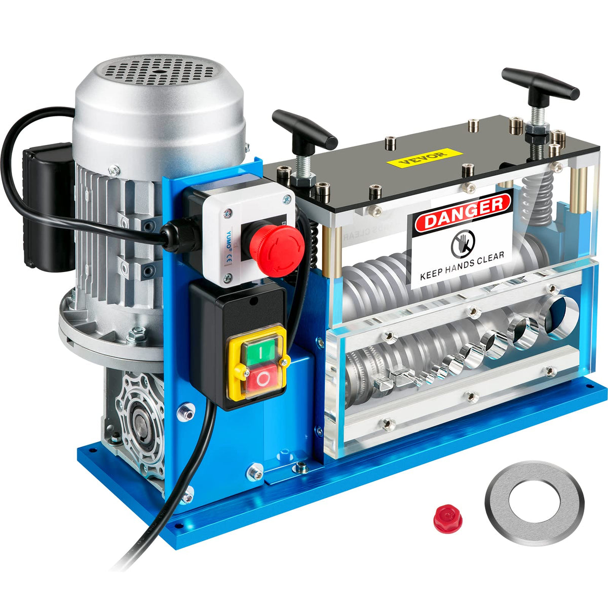 VEVOR electric wire stripping machine product with transparent plate