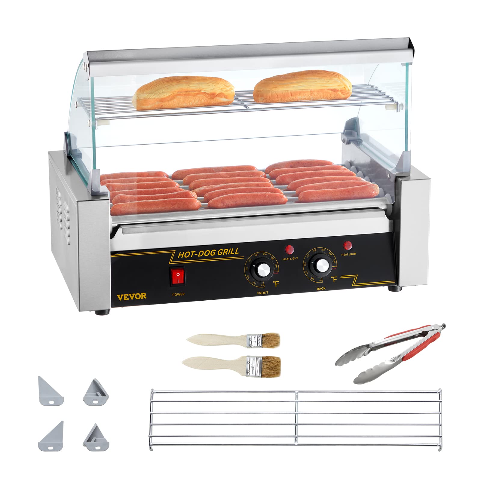 ETL certified VEVOR hot dog roller for commercial use