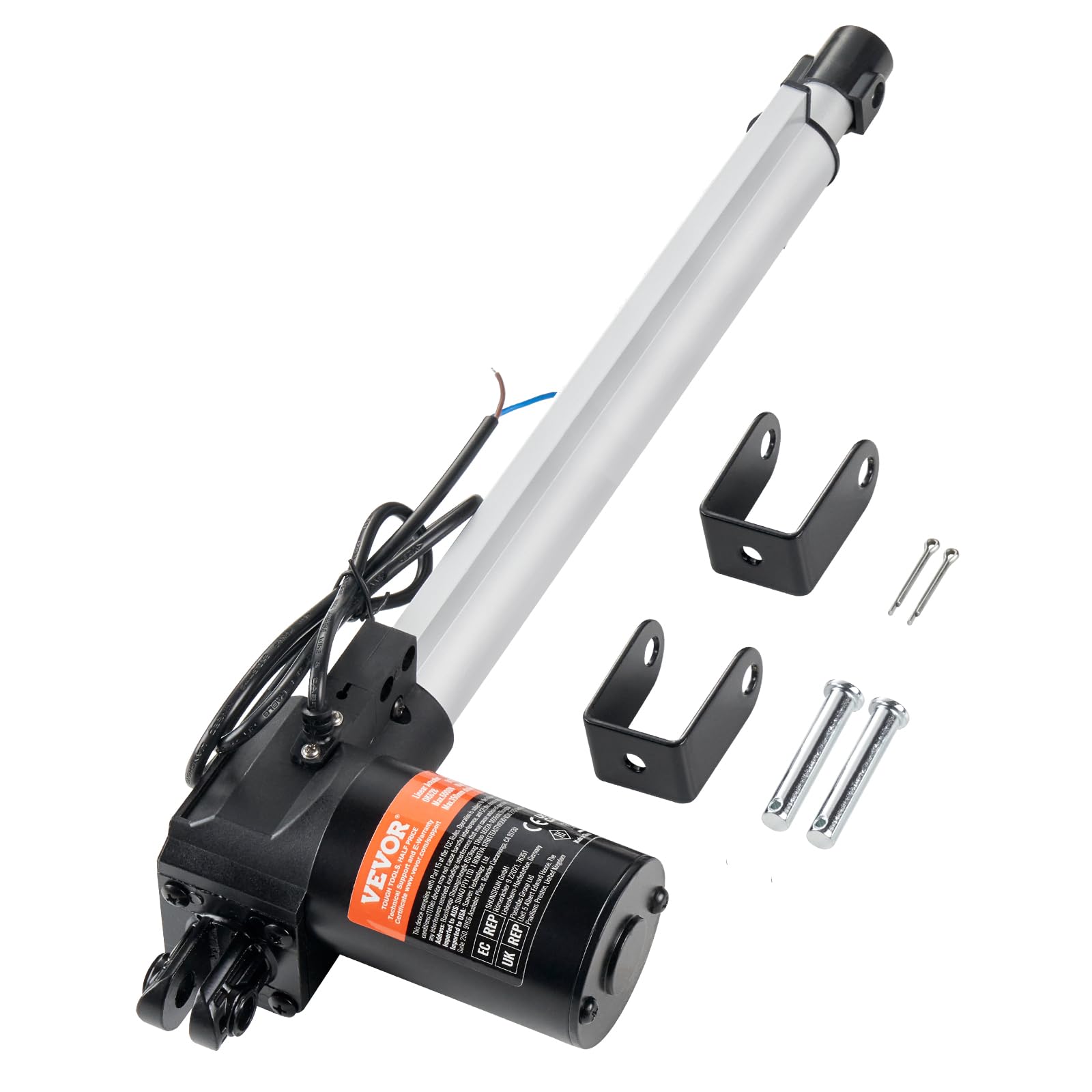 VEVOR 12V linear actuator 12inch with mounting bracket