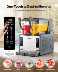 vevor slushie machine self-cleaning feature