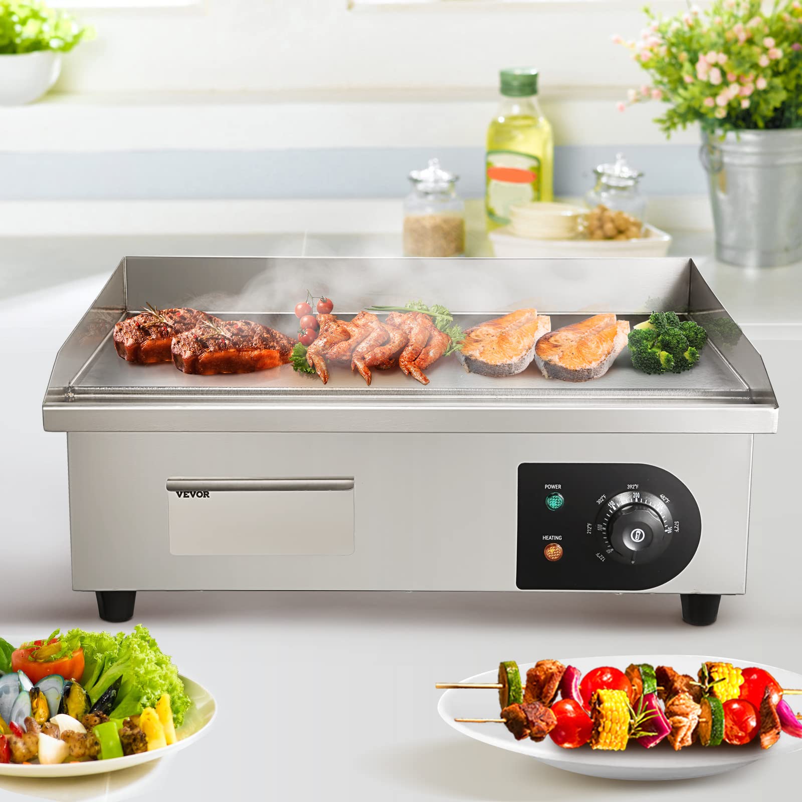 Includes brushes and shovels for cleaning with VEVOR griddle
