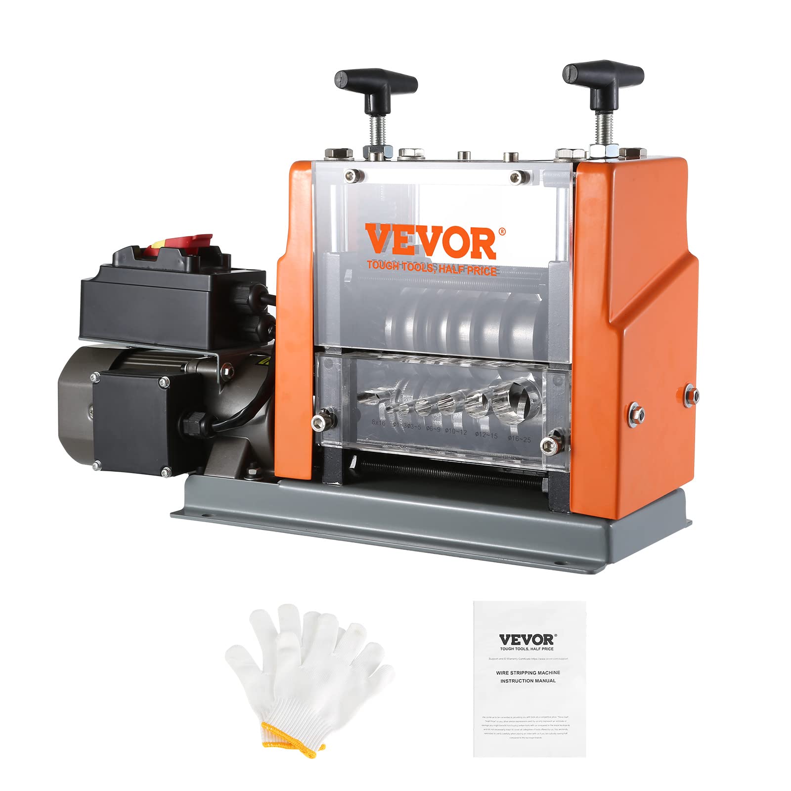 65 Mn spring steel stripping blade on VEVOR machine