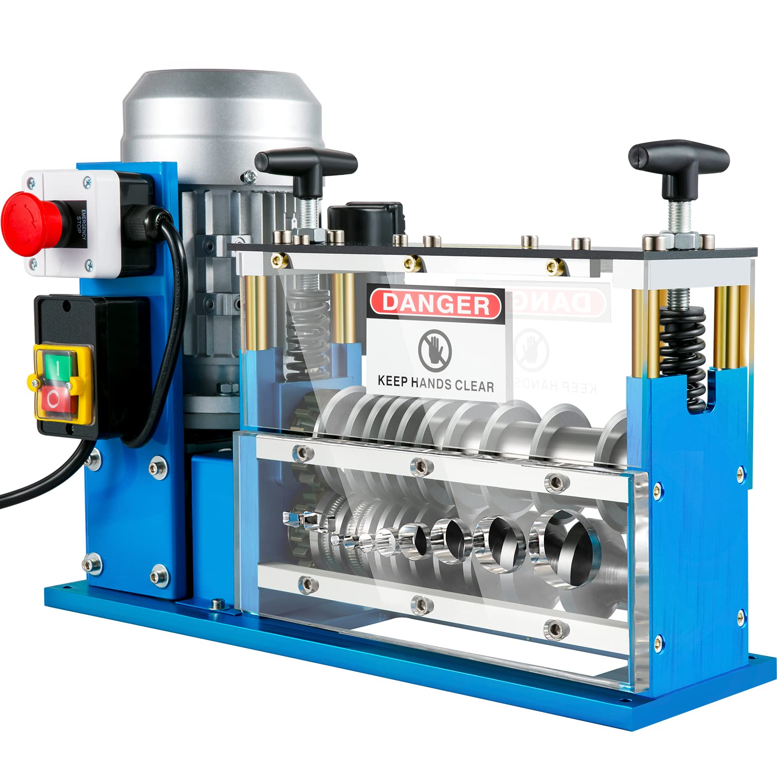 VEVOR safety features protective shell and emergency stop