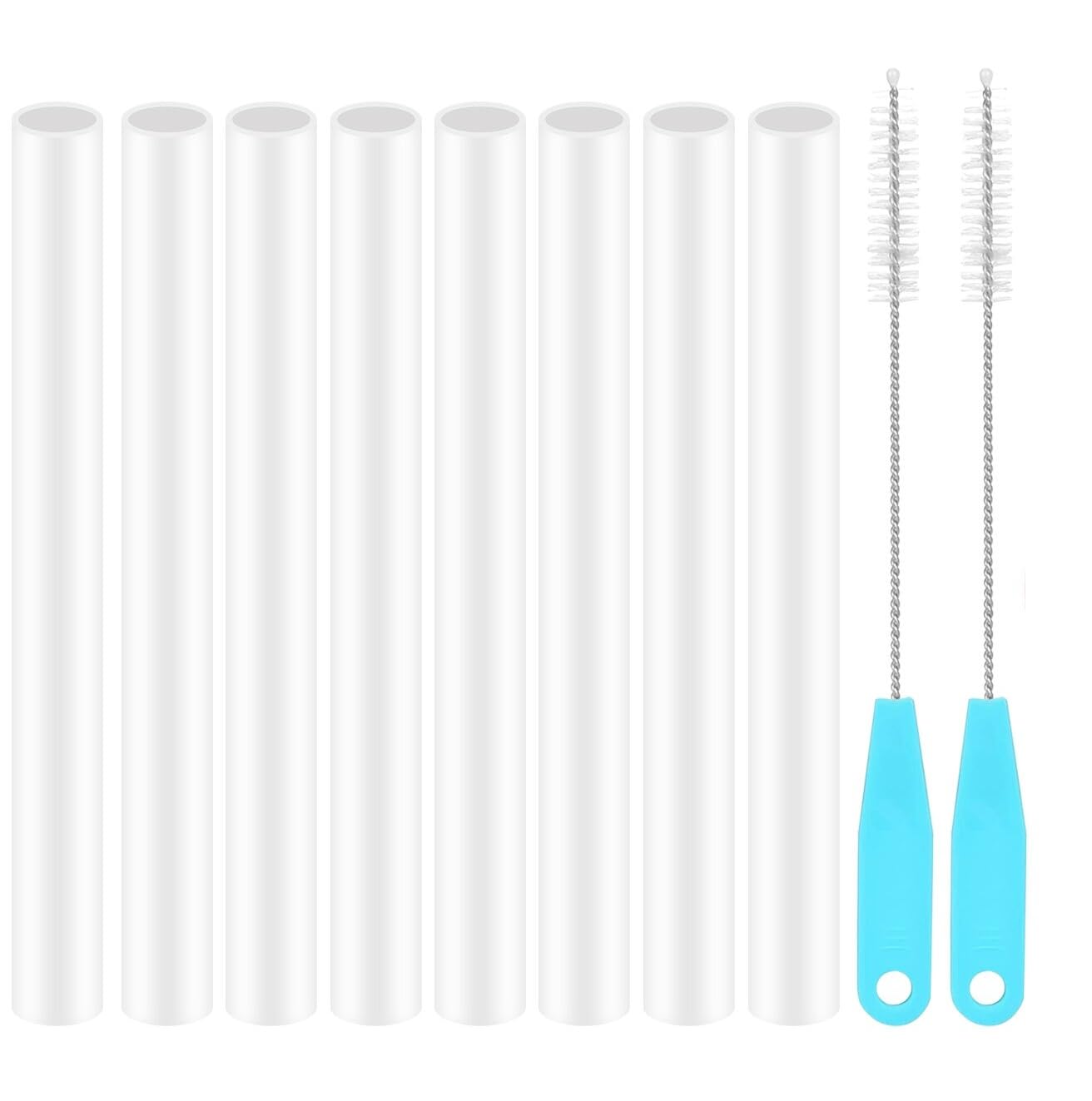 Vexilsy 8pcs replacement straws for Zak Designs Kelso 15oz tumbler