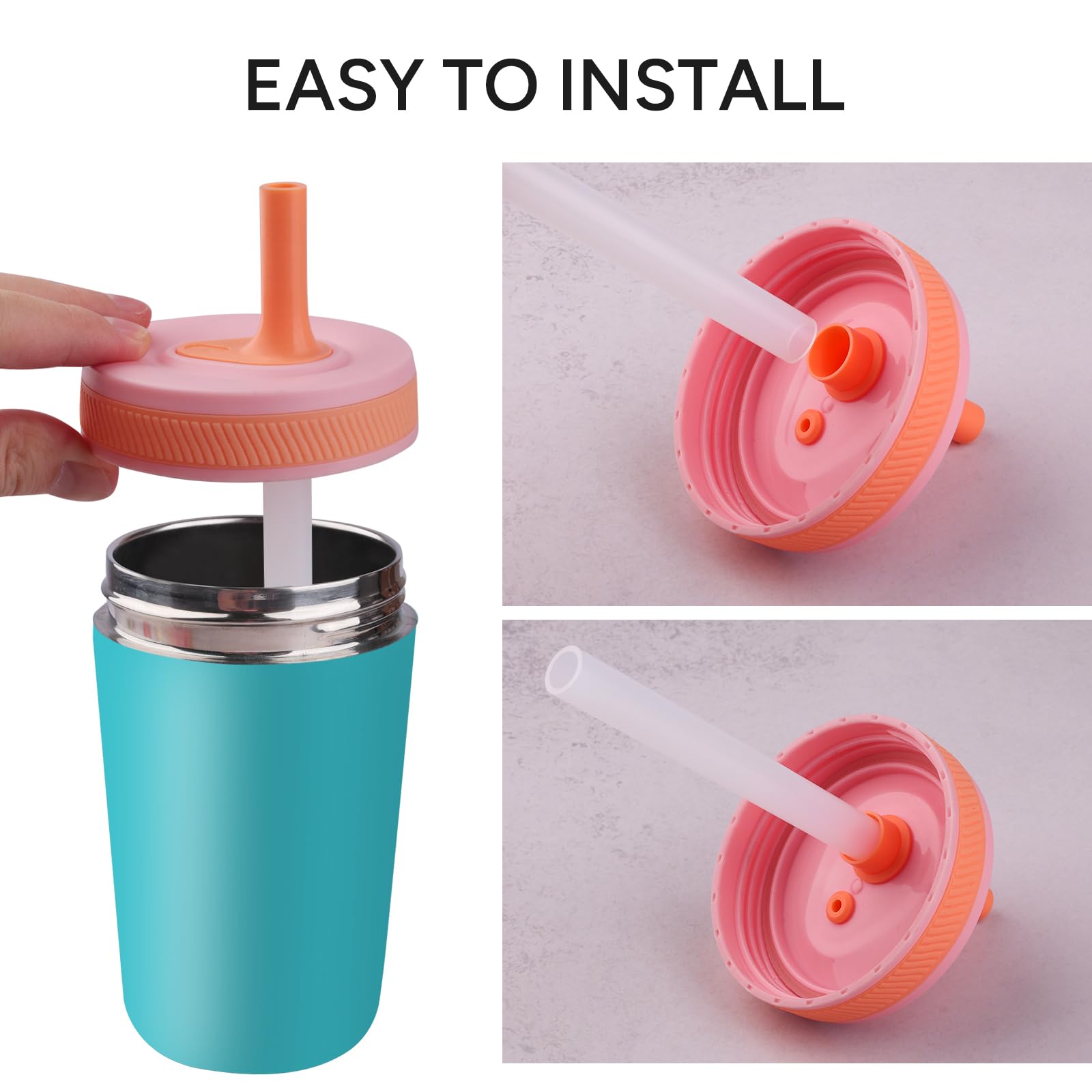 Includes 2 cleaning brushes for Zak Kelso straw replacement set