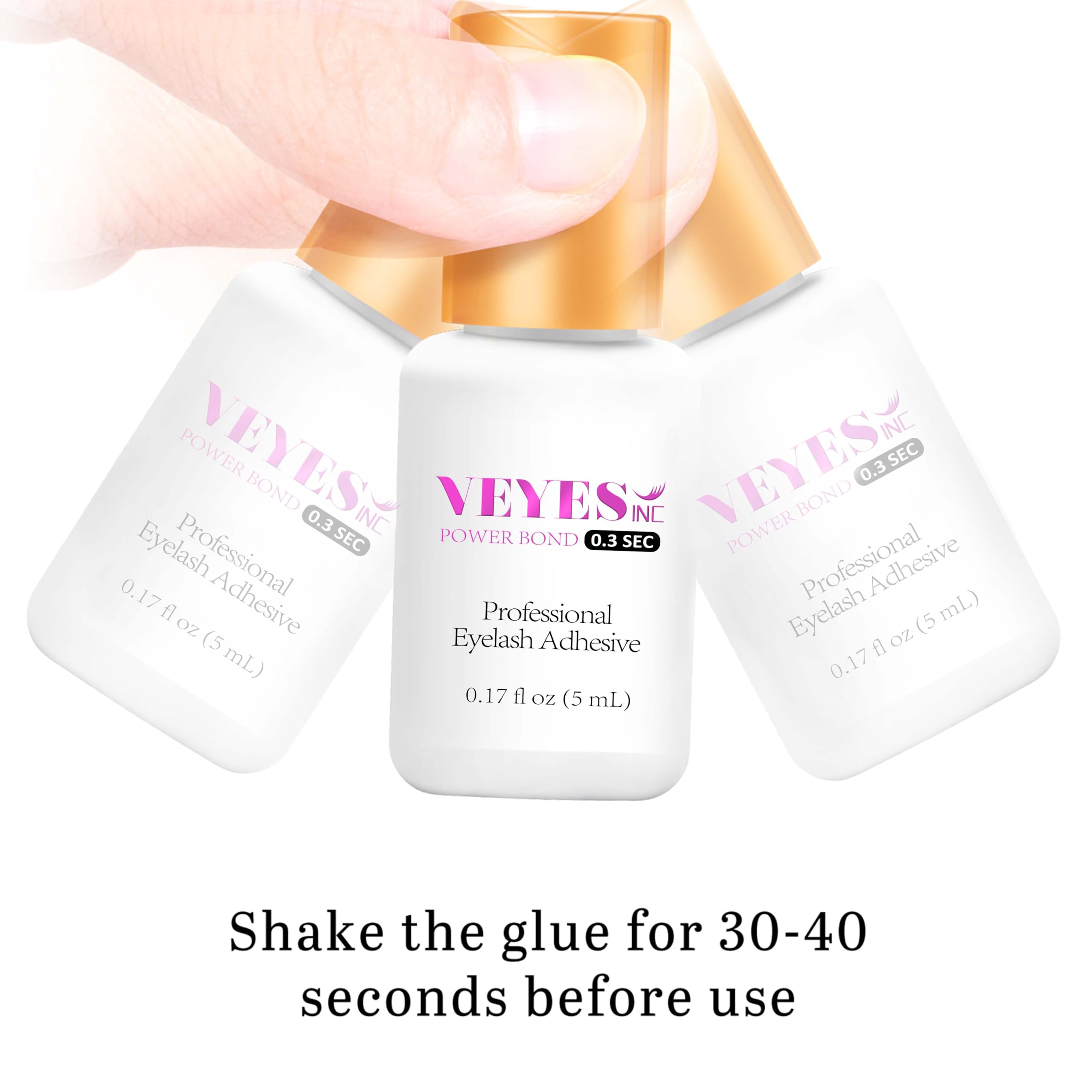 Latex-free lash adhesive VEYES INC Eyelash Extension Glue