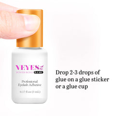 Formaldehyde-free glue for lashes VEYES INC