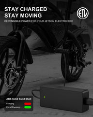 ETL SGS certified Jetson charger with safety protection visuals