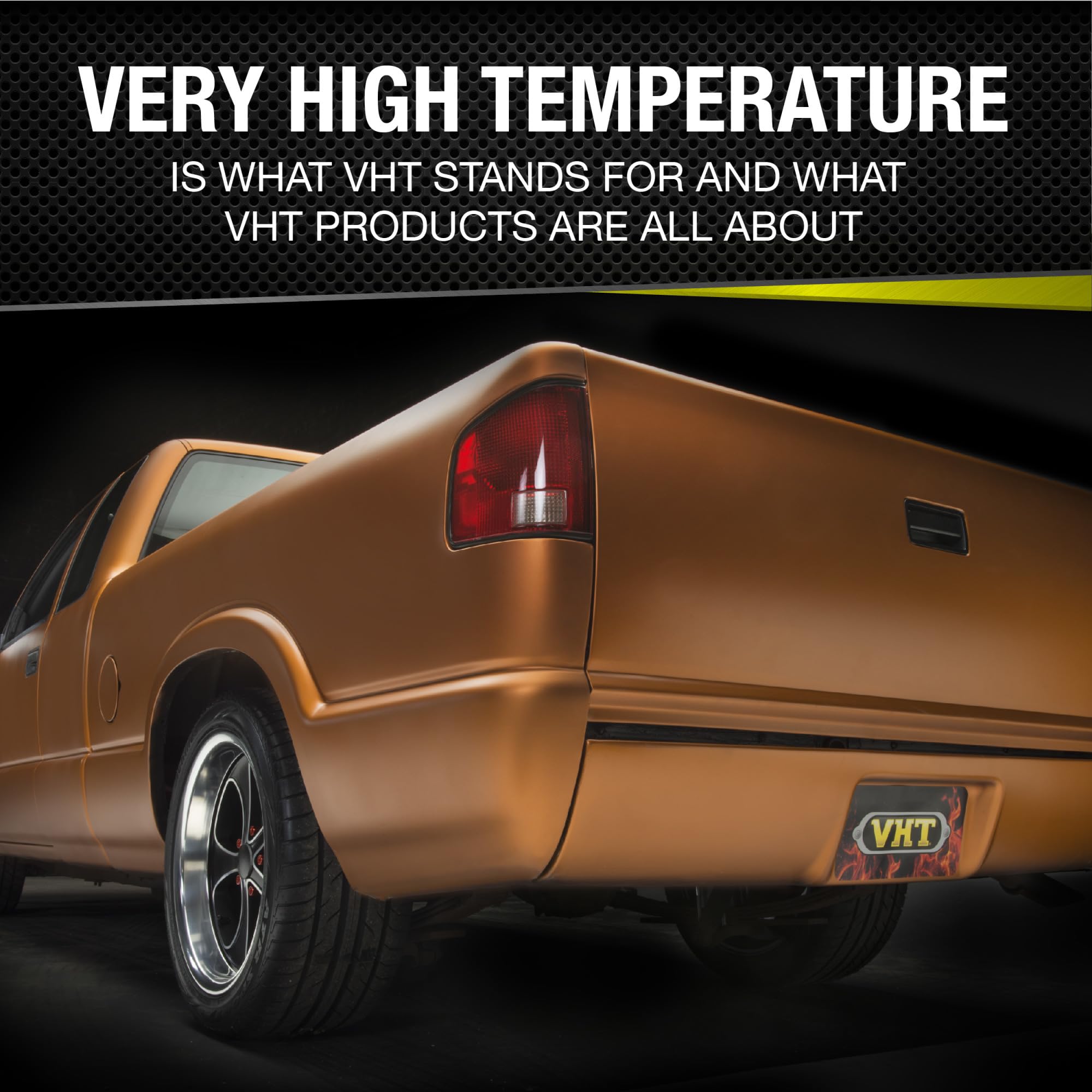 VHT Engine Enamel applied to engine headers