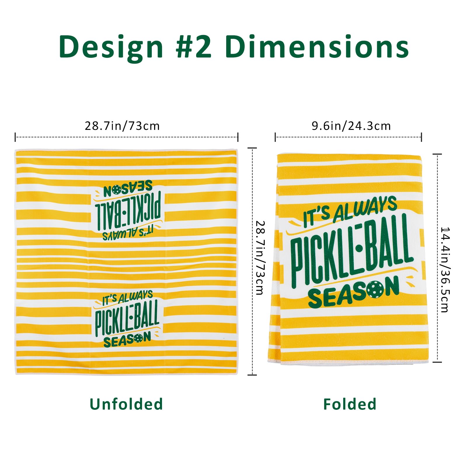 Vibrant pickleball designs towel for kitchen decor