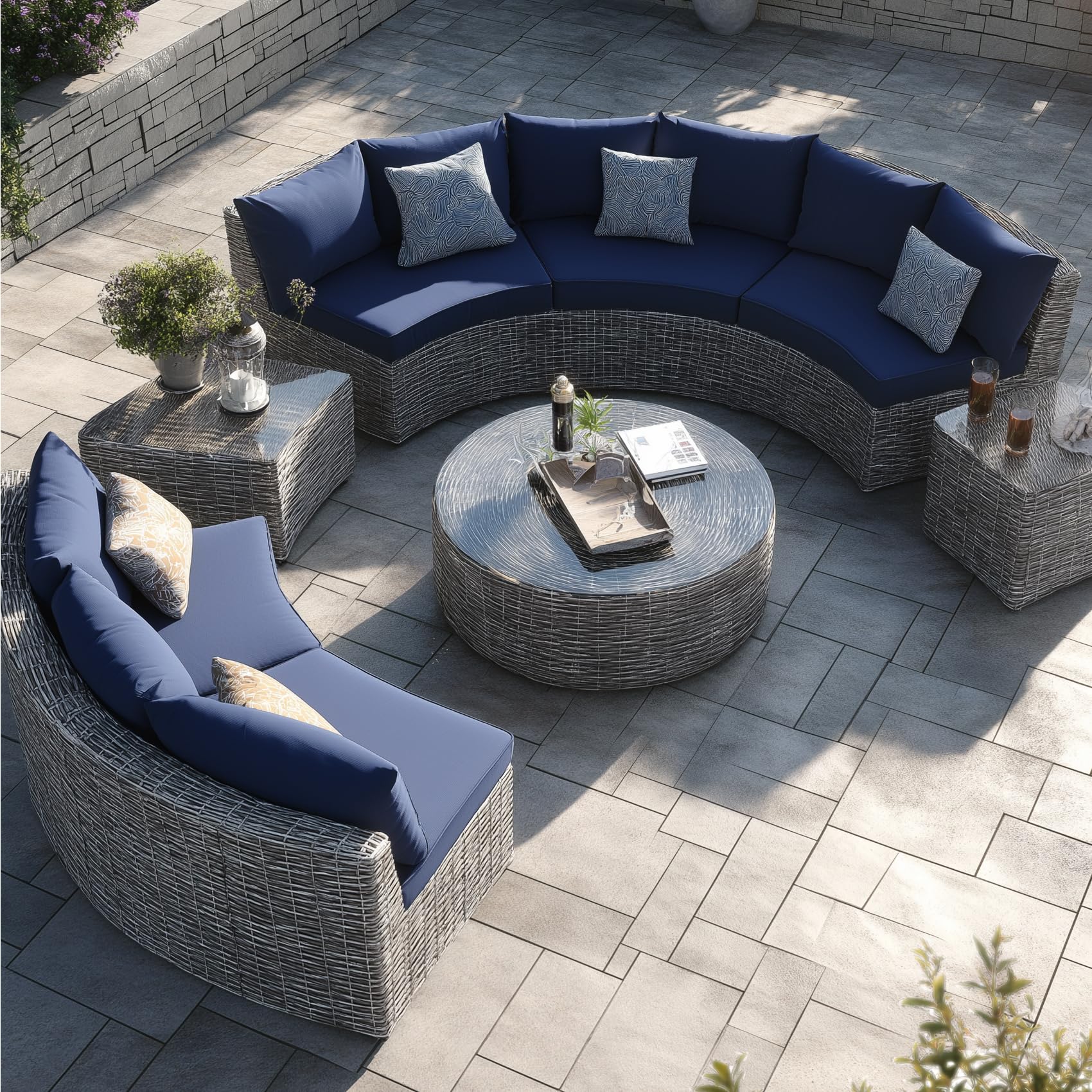 Indoor outdoor Vicatiful cushion with waterproof fabric