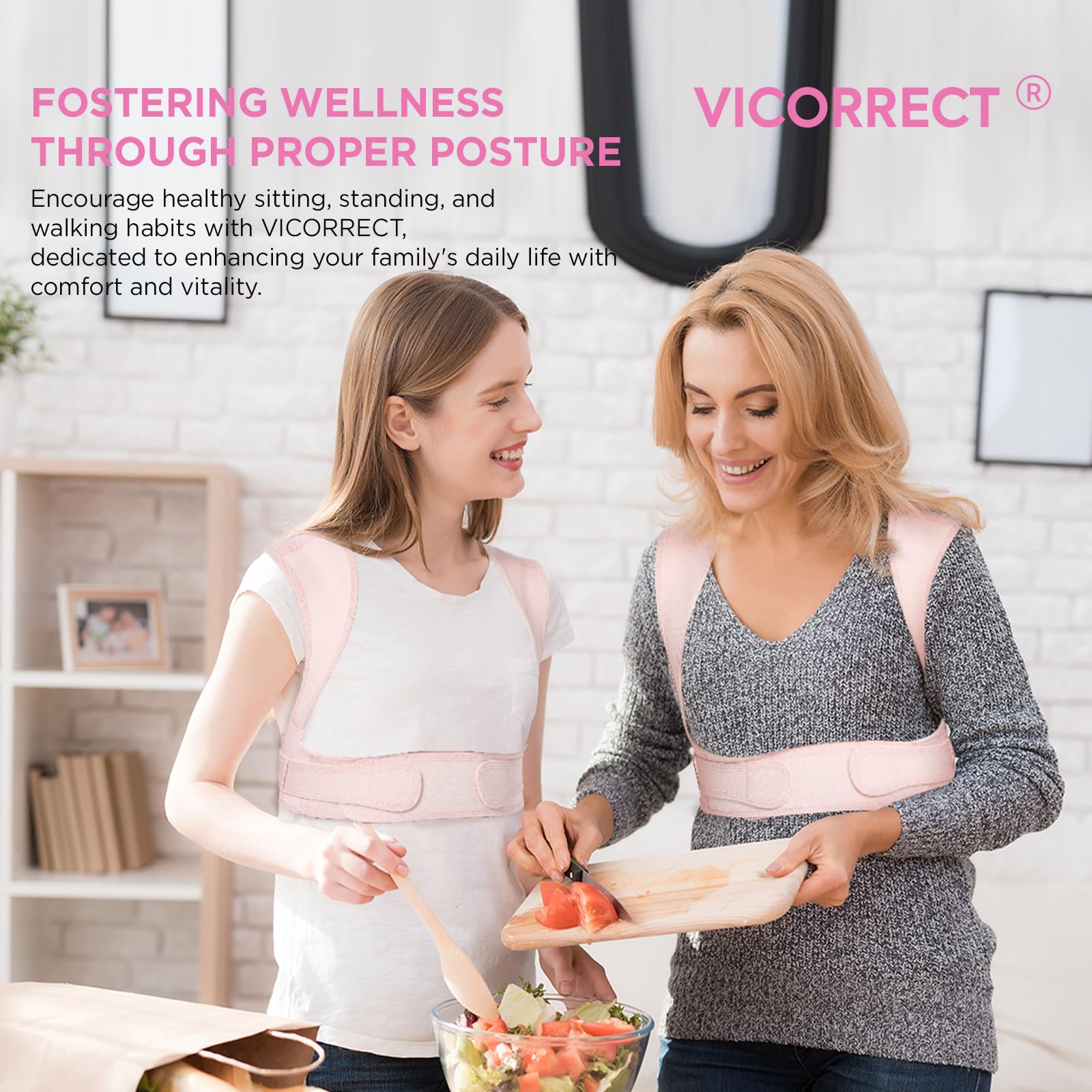 vicorrect adjustable strap for comfortable wear