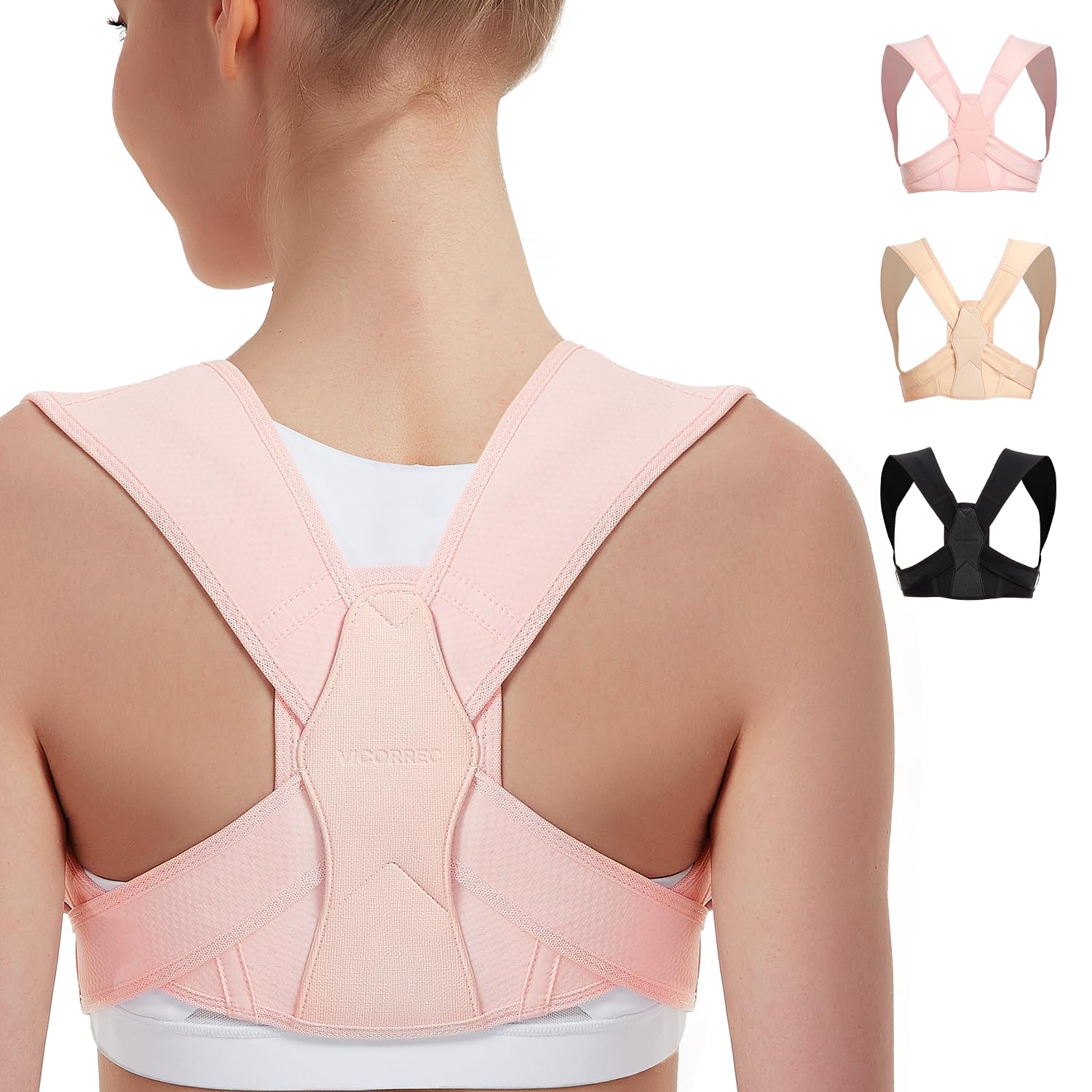 vicorrect posture corrector front view S M size