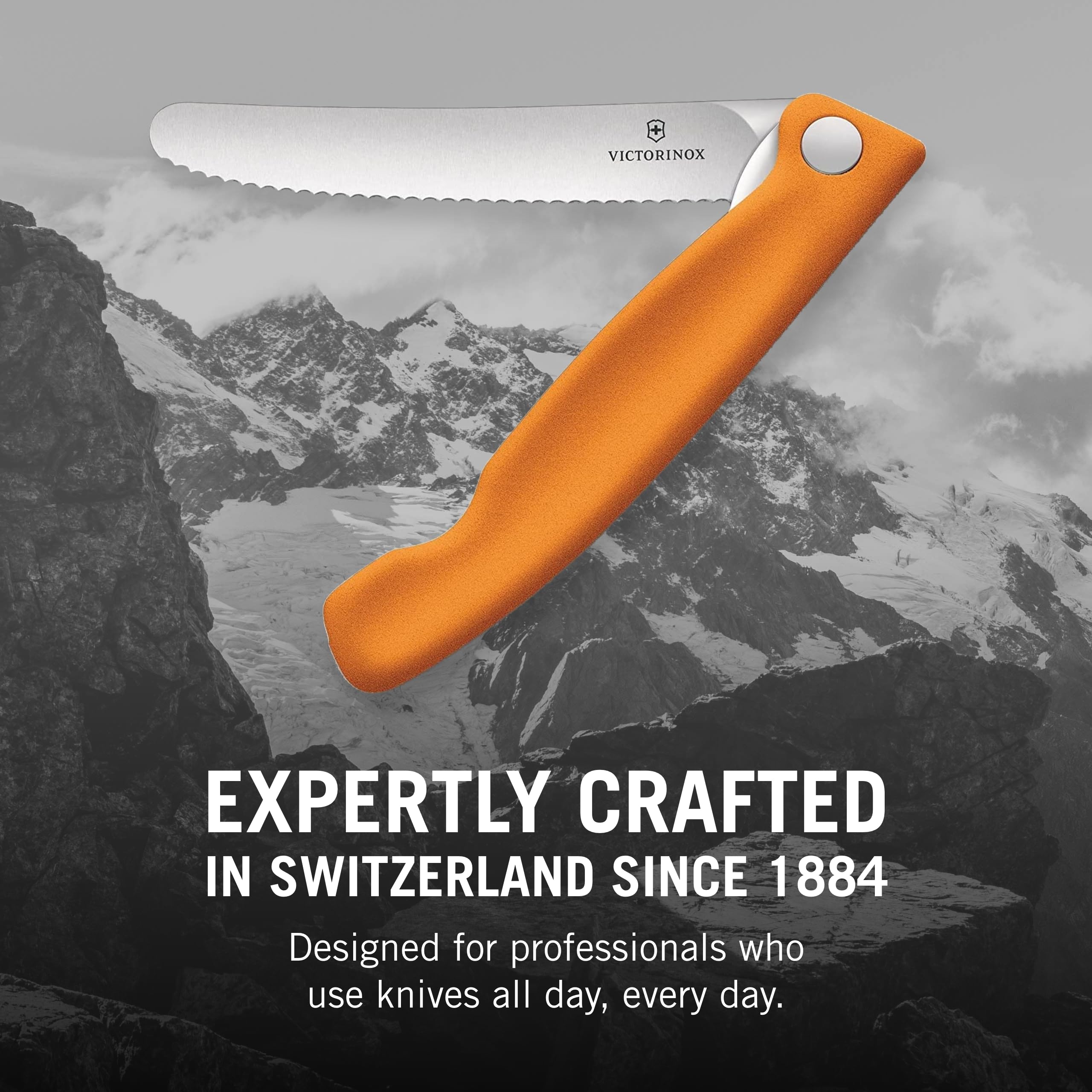 Victorinox 4-3-in Orange Paring Knife