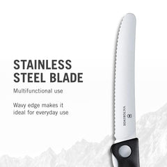 Foldable paring knife compact carry Victorinox Swiss Classic