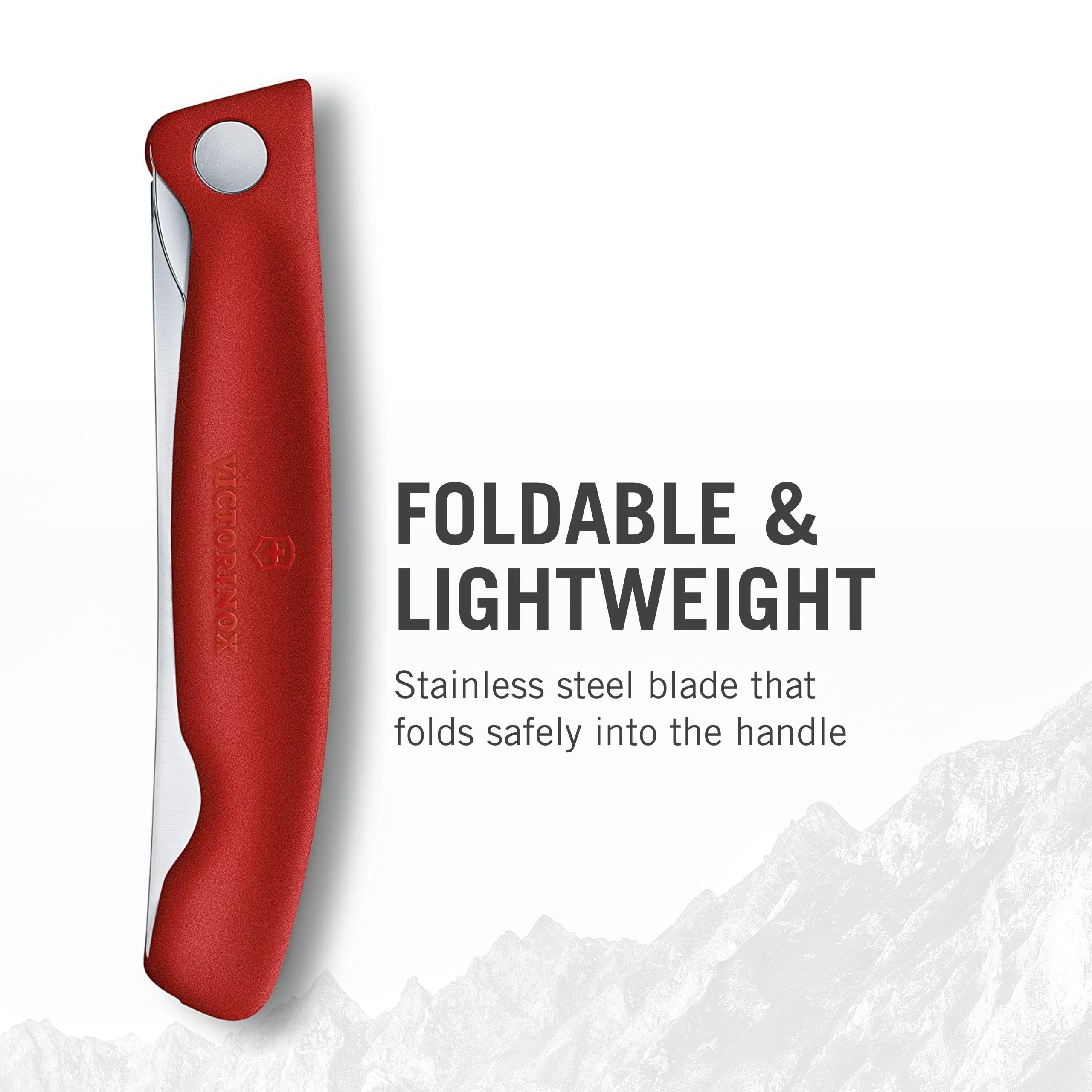 Six color handle options on Victorinox Swiss Classic paring knife