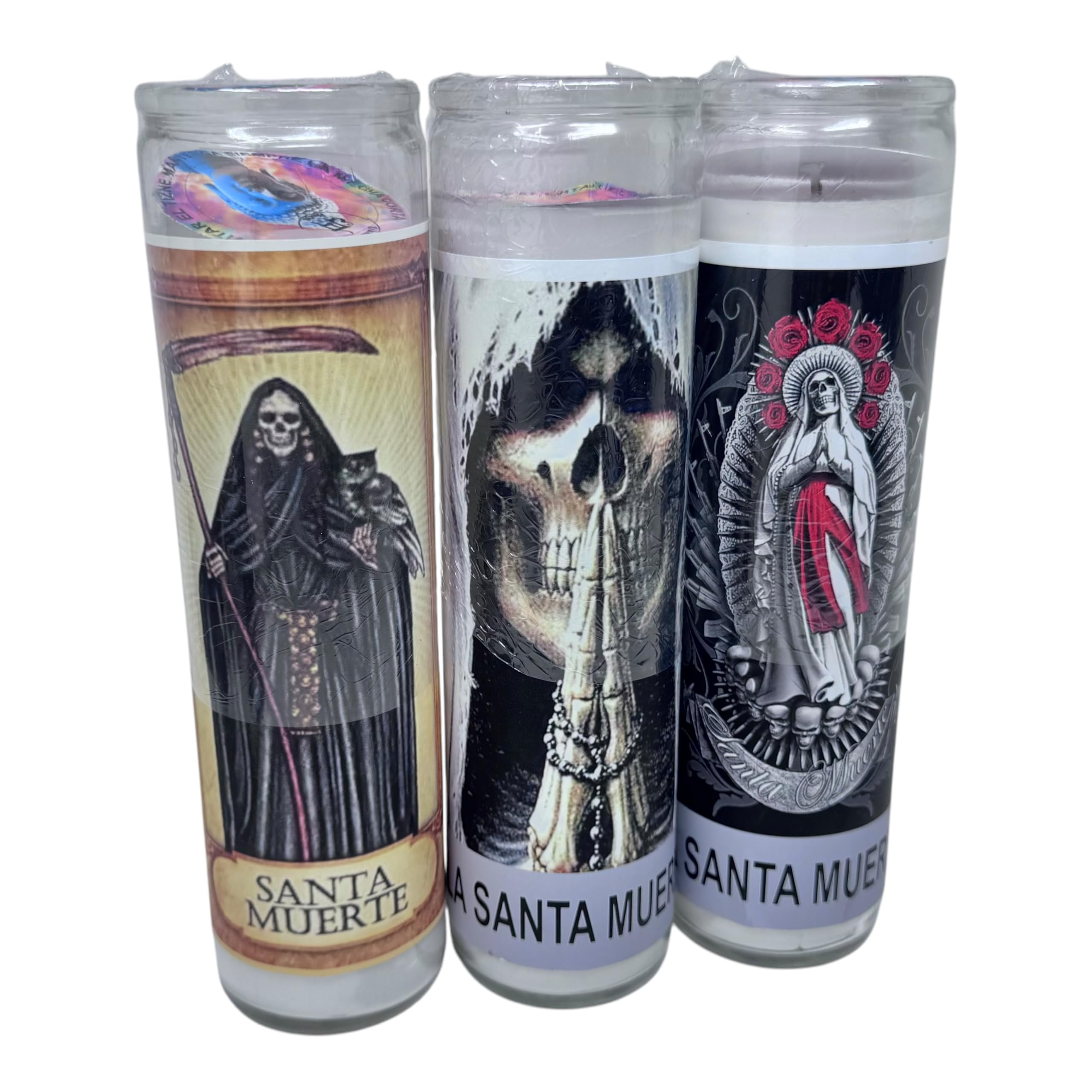 Velas Santa Muerte para rituales mensuales de renovación