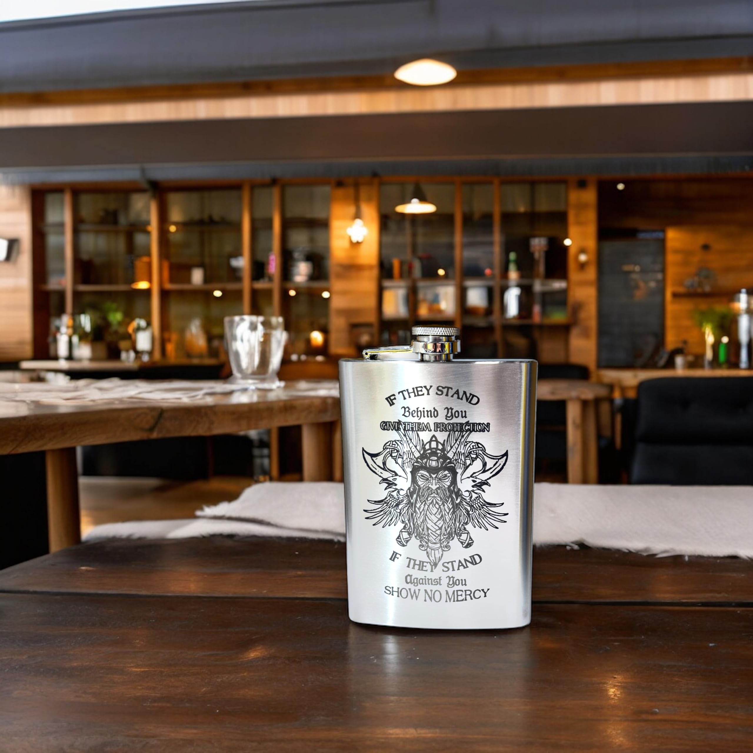 Viking No Mercy Flask stainless steel versatile design