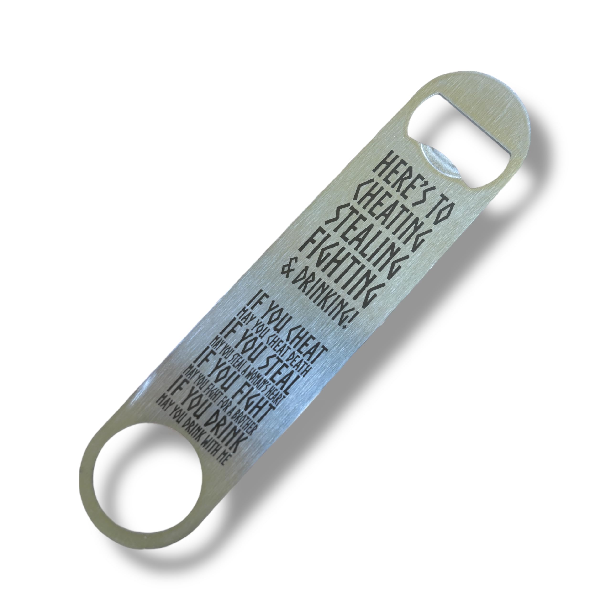 Viking Toast bottle opener 7 inches long